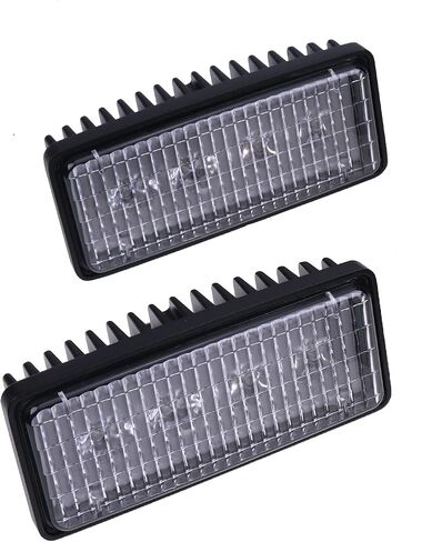 2 قطعة 2 "x 5.5" LED مصباح ضوء الكابينة العلوي R161288 RE306510 RE37450 متوافق مع جون ديري 4050 4055 4560 6200 7200 7210 8000 8100 8200 8300 8400 in Saudi Arabia