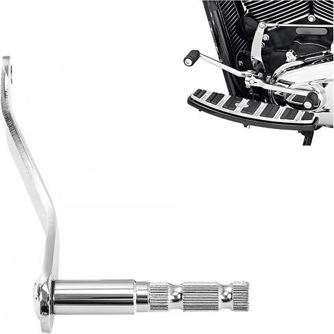 Extended Shifter Shaft Shift Arm Fits for Harley Softail 2018-2024 Models Equipped with footboards Softail Slim FLSL Heritage Classic Fat Boy Deluxe FLDE, Chrome in Saudi Arabia