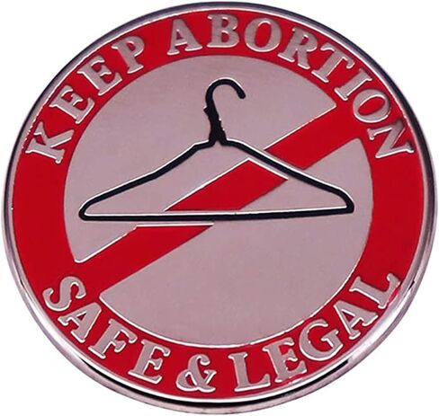 حافظ على الإجهاض آمنًا وقانونيًا دبوس بروش من المينا حقوق الإجهاض بروش شارة شماعة معطف أحمر مائل دبوس مينا نسائي شارات معدنية طية صدر السترة دبابيس بروش للسترات وحقائب الظهر والقبعات مجوهرات الأزياء والإكسسوارات in Kuwait