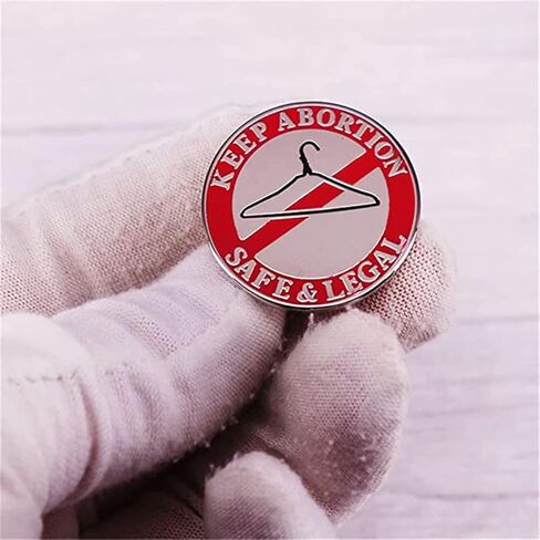 حافظ على الإجهاض آمنًا وقانونيًا دبوس بروش من المينا حقوق الإجهاض بروش شارة شماعة معطف أحمر مائل دبوس مينا نسائي شارات معدنية طية صدر السترة دبابيس بروش للسترات وحقائب الظهر والقبعات مجوهرات الأزياء والإكسسوارات in Kuwait