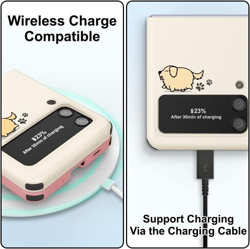 حافظة لهاتف Galaxy Z Flip 3 مزودة بفتحة للبطاقات رفيعة ومتينة من مادة TPU لحماية الحواف بتصميم Z-POP in Kuwait