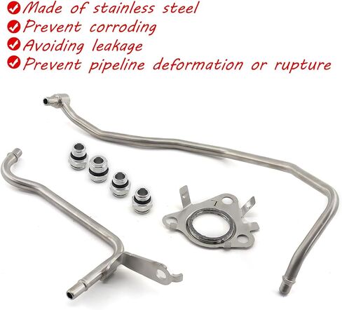 926-187 طقم خط تبريد توربو جانب السائق لاستبدال 2015-2021 Ford Transit 150 250 350 350HD، 2011-2016 F150، 2015-2017 Expedition Lincoln Navigator in Kuwait