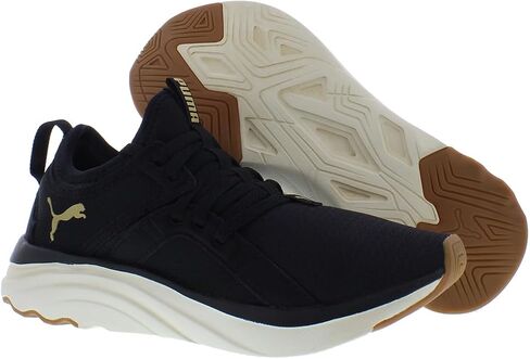 حذاء الجري Softride Sophia Eco Wn's للرجال من PUMA، Puma Black-puma Team Gold-marshmallow، 6.5 US in Kuwait