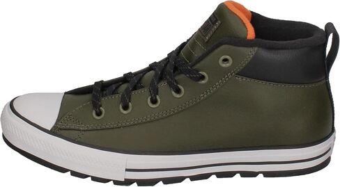 Converse Unisex Chuck Taylor Street Lugged Sneaker - Mid Cargo Khaki/White/Black 12 in Saudi Arabia