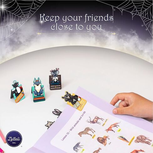 LOTTELI 18 Piece Magnetic Bookmarks for Kids, Bookmarks for Book Lovers, Magnet Book Markers, Magnet Page Marker Clips for Students Teacher Supplies, Party Favors, 3 x 2cm in Saudi Arabia