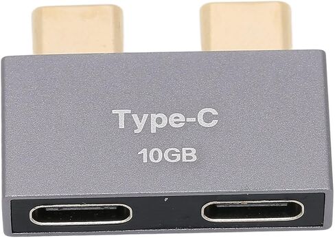 محور USB C، محول صغير من النوع C، محول قاعدة توسيع من النوع C لمحول Thunderbolt 3 USB بسرعة 10 جيجابت في الثانية، محول من سبائك الألومنيوم من النوع C، محور موسع البيانات (ثورة من النوع C إلى النوع C in Saudi Arabia
