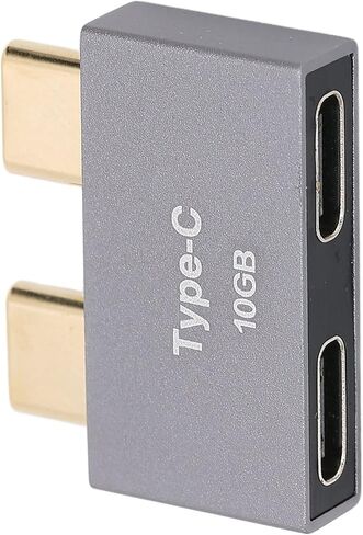 محور USB C، محول صغير من النوع C، محول قاعدة توسيع من النوع C لمحول Thunderbolt 3 USB بسرعة 10 جيجابت في الثانية، محول من سبائك الألومنيوم من النوع C، محور موسع البيانات (ثورة من النوع C إلى النوع C in Saudi Arabia