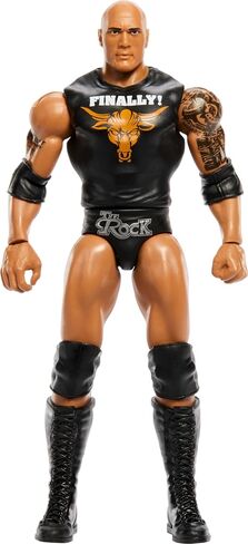 Mattel WWE Top Picks Action Figures, 6-inch Collectible The Rock with 10 Articulation Points & Life-Like Look in Saudi Arabia