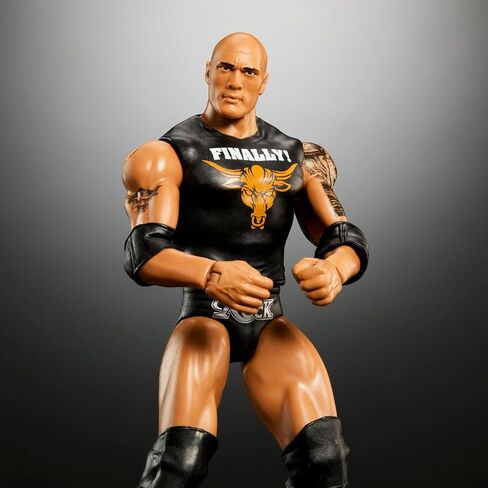Mattel WWE Top Picks Action Figures, 6-inch Collectible The Rock with 10 Articulation Points & Life-Like Look in Saudi Arabia