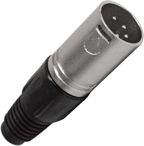 Seismic Audio SAPT247 4-Pin XLR Male Connector - Nickel Finish in Saudi Arabia