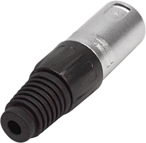 Seismic Audio SAPT247 4-Pin XLR Male Connector - Nickel Finish in Saudi Arabia