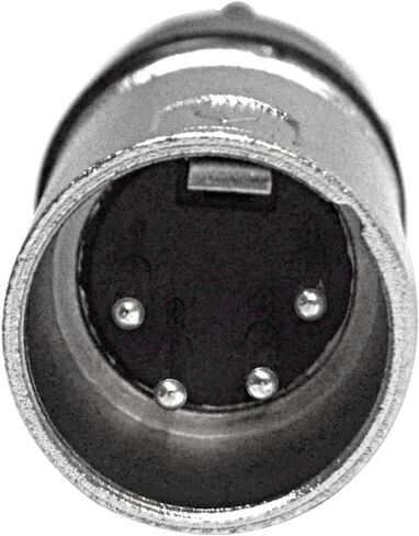 Seismic Audio SAPT247 4-Pin XLR Male Connector - Nickel Finish in Saudi Arabia