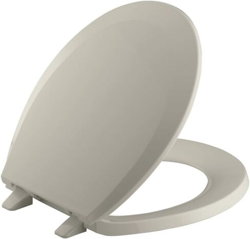 KOHLER K-4662-0 Lustra Round-front Toilet Seat, White in Saudi Arabia