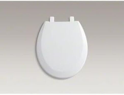 KOHLER K-4662-0 Lustra Round-front Toilet Seat, White in Saudi Arabia