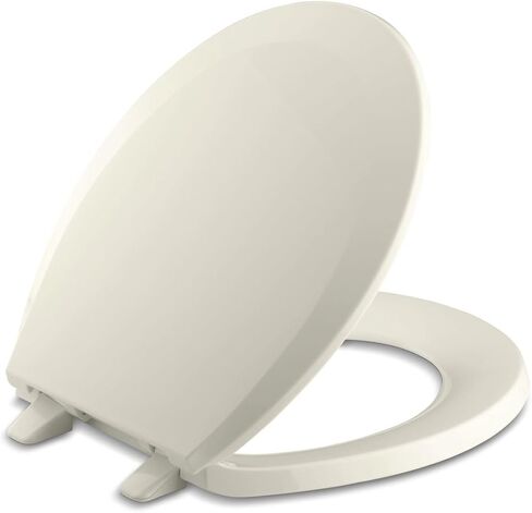 KOHLER K-4662-0 Lustra Round-front Toilet Seat, White in Saudi Arabia