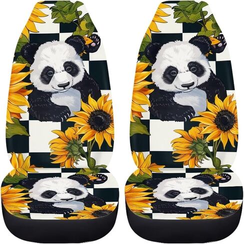مجموعة أغطية مقاعد السيارة الأمامية من Sunflower Paws مكونة من قطعتين، ملحقات السيارة You are My Sunshine للنساء والفتيات، وأغطية مقاعد عالية الظهر لسيارات الدفع الرباعي والشاحنات سيدان in Kuwait