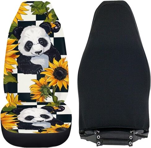 مجموعة أغطية مقاعد السيارة الأمامية من Sunflower Paws مكونة من قطعتين، ملحقات السيارة You are My Sunshine للنساء والفتيات، وأغطية مقاعد عالية الظهر لسيارات الدفع الرباعي والشاحنات سيدان in Kuwait