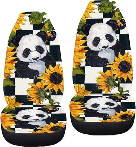 مجموعة أغطية مقاعد السيارة الأمامية من Sunflower Paws مكونة من قطعتين، ملحقات السيارة You are My Sunshine للنساء والفتيات، وأغطية مقاعد عالية الظهر لسيارات الدفع الرباعي والشاحنات سيدان in Kuwait