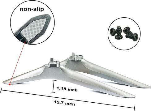 Replacement Base Stand for Toshiba Smart TV 75C350KU, Non-Slip TV Legs for Toshiba 75" 4K UHD TV 75C350KU, Table Top TV Stand for Toshiba TV 75C350KU in Saudi Arabia