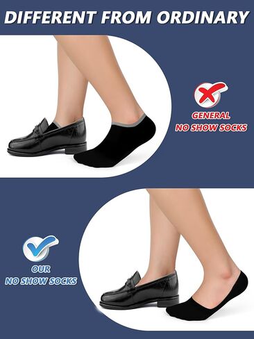 20 Pairs لا تظهر أحذية خفيفة بدون كعب النساء الرجال غير مرئية المنخفضة قطع رقيقة الكاحل الجوارب عدم الانزلاق بطانة عادية الجوارب القصيرة جوارب قطنية in Kuwait