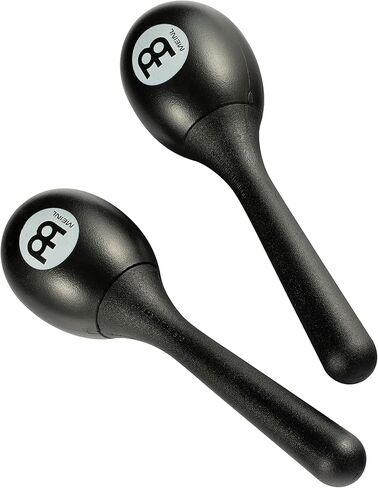 Meinl Percussion PEMBK Plastic Egg Maracas, Black in Saudi Arabia