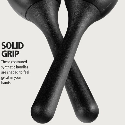 Meinl Percussion PEMBK Plastic Egg Maracas, Black in Saudi Arabia