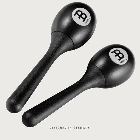 Meinl Percussion PEMBK Plastic Egg Maracas, Black in Saudi Arabia