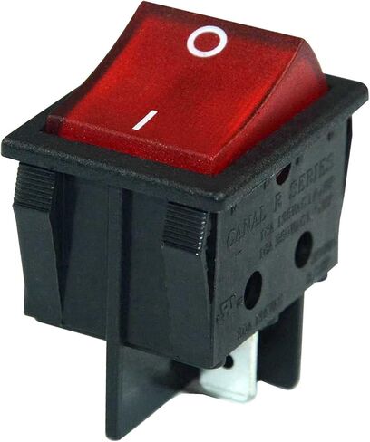 Boat Rocker Switch Canal R Series R210-C5L-BG Red Illuminated ON/Off 20A 16A Double Pole DPST 4 Pins 2 Position Toggle Replaces for Hongju R Series Defond DRH 2415 3 SCI R13-69 Durable in Kuwait