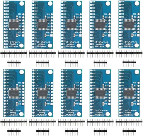 10pcs CD74HC4067 16-Channel Analog Digital Multiplexer Breakout Board Module for Arduino 2V-6V Microcontroller 16 Device RX Lines in Saudi Arabia