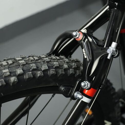 مجموعة فرجار فرامل الدراجة، فرامل فرجار سحب جانبية أمامية وخلفية مع وسادات 48 مم وذراع طويل 4.33 بوصة تتضمن كابلات داخلية وخارجية، رافعة فرامل 4 أصابع، تناسب معظم دراجات الطرق، زوج واحد in Kuwait