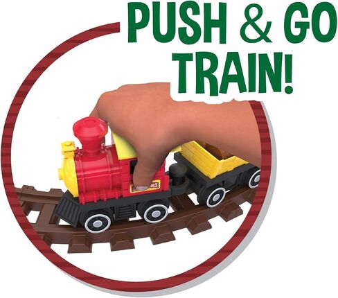 LINCOLN LOGS-Sawmill Express Train - 101 Parts - Real Wood Logs - Buildable Train Track-Ages 3+ - Best Retro Building Gift Set for Boys/Girls-Creative Construction Engineering-Preschool Education Toy in Saudi Arabia