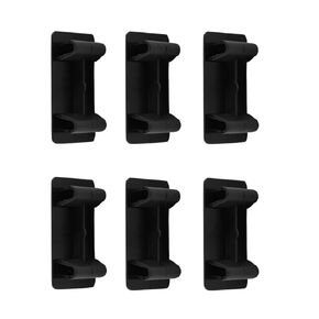 (6pk) الروك التبديل غطاء لوحة فارغة لفتحة فارغة قارب تبديل لوحة التبديل ثقب فارغة المفاجئة في ثقب التوصيل