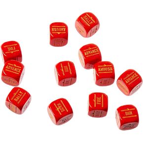 Bolt Action WWII Military Wargaming Red Dice Pack of 12