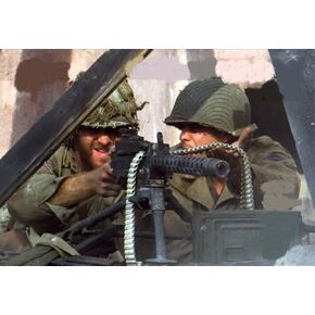 Mars Figures 32040-1/32 - US Heavy Weapon (D-Day) WWII Scale Plastic Model kit