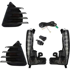 Fog Lamp DRL Daytime Running Light w/Harness Replacement for Toyota Corolla SE XSE 2017-2019
