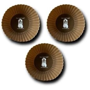 The Candle Daddy (3 Brown Silicone Wax Warmer Reusuable Liners - Must Have for All Wax Melt Users - Specifically Designed for Any Wax Warmers