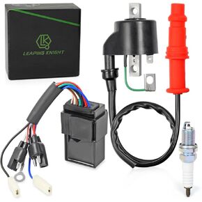 LK New Ignition Coil & CDI Box（8 Pin/line ）&Spark Plug for Polaris Sportsman 500 4x4 1996-2001 Ranger 500 3085564 3085228