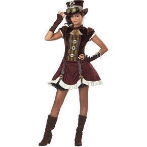 Tween Steampunk Girl Costume