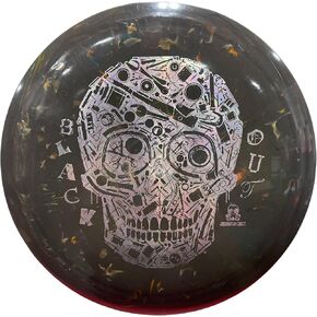 DOOMSDAY DISCS Blackout Disc Golf Fairway Driver | البلاستيك الفاخر المعاد تدويره | التحكم الدقيق بكل سهولة