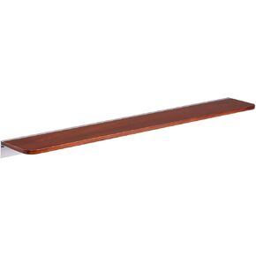 Monoprice Mahogany Universal Soundbar Shelf - 42 Inch, 33 lbs Weight Capacity, Easy Assembly, Durable, Resist Wear and Tear