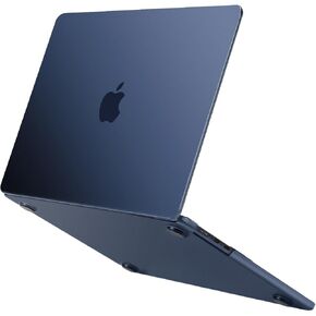 MOSISO Compatible with MacBook Air 15 inch Case 2023 2024 Release M3 A3114 M2 A2941 with Liquid Retina Display&Touch ID, Ultra-Thin Natural Original Color Plastic Hard Shell Case Cover, Midnight Blue