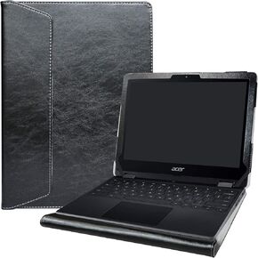 Alapmk Protective Case Cover for 12" Acer Chromebook Spin 512 R851TN R853TA/Acer Chromebook 512 C851 C852/Acer Chromebook 712 C871T C871 [Not fit Other Acer Chromebook Laptop],Black
