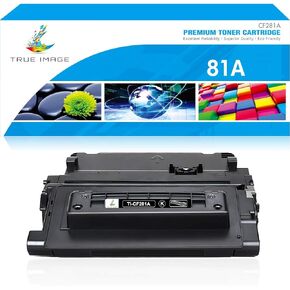 TRUE IMAGE Compatible Toner Cartridge Replacement for HP 81A CF281A 81X Enterprise MFP M605 M604 M604N M604DN M605N M605DN M605X M630 M606 M630h M630dn M630z Printer Ink (Black, 1-Pack)