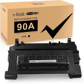 v4ink Compatible CE390A Toner Cartridge Replacement for HP 90A CE390A CC364A Work with Laserjet Enterprise 600 M601 M602 M603 Series, M4555 Series, P4014 P4015 P4515 Series, 1-Pack