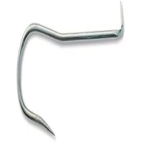 Mustad Gaff Hook, Barbless, Bent Back Shank W/Tapered Spike - 2