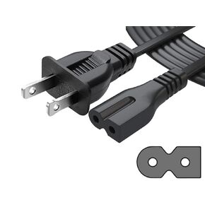 3.3FT Power Cord replacement for Bose Companion 3, 5 Multimedia Speaker System, for Arris WiFi Router, Modem, Vizio Sound Bar System, Vizio E-M Series LED Smart TV Power Cable Replacement