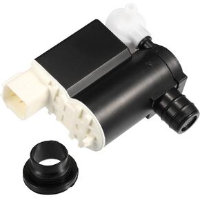 ACROPIX Windshield Washer Motor Pump with Grommet for Hyundai Veloster - Pack of 1 Black