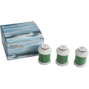 Fuel Filter 6D8-24563-00-00 Replaces for Yamaha Outboard 20HP 25HP 30HP 40HP 50HP 60HP 70HP 75HP 90HP 115HP（3 Pack）
