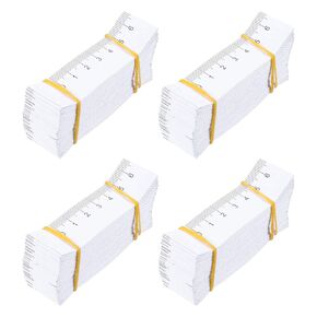 1 Meter 40" Paper Tape Measure, 100 Pack Disposable Wound Measuring Rulers, Double- Sided Head Circumference Measuring Tape, Educare Used Measuring Babies Head for Clinics Classroom Offices