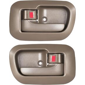 Pack of 2 Interior Door Handle Front Left Driver & Right Passenger Side Compatible with 1998 1999 2000 2001 2002 2003 Toyota Sienna, Replaces OE 80533 80504,6927708010E0 6927808010E0